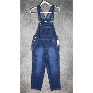 Cherokee Carpenter Bib Overalls Womens Size Small Blue Denim Cotton Y2K New